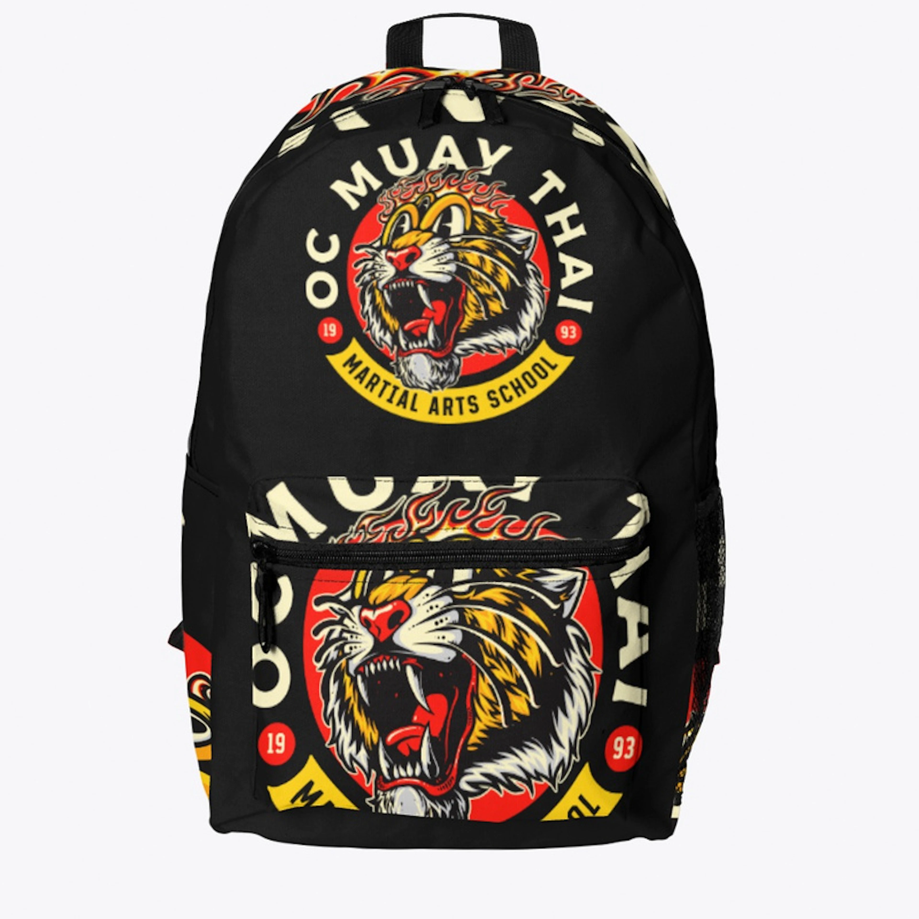 OC Muay Thai Tiger Backpack in Black