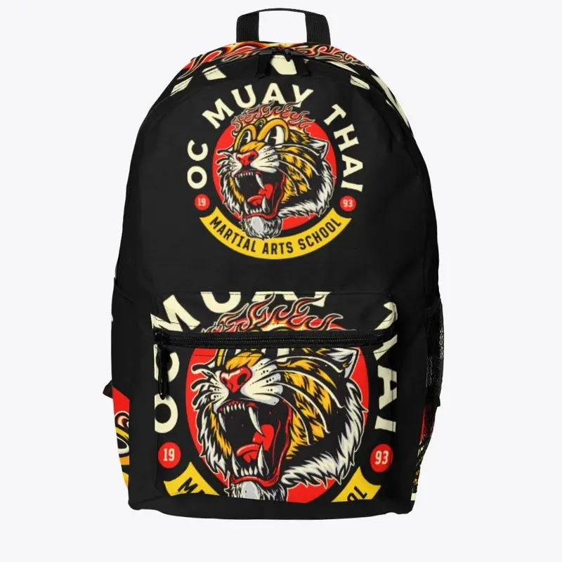 OC Muay Thai Tiger Backpack in Black